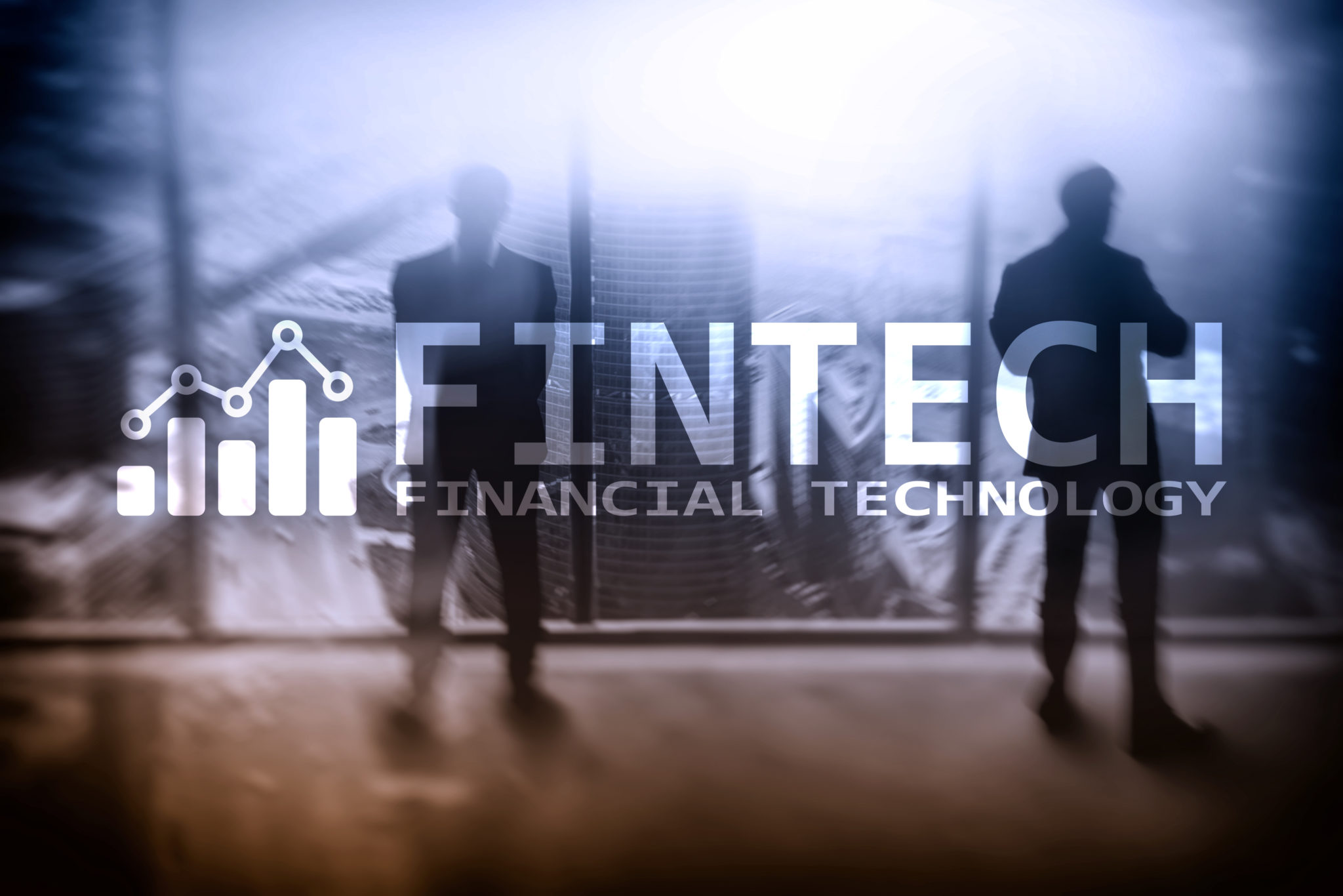 FINTECH - Financial technology, global business and information Internet communication technology
